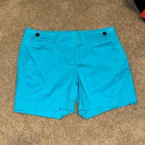 Ann Taylor Shorts with pockets- turquoise/sea blue color